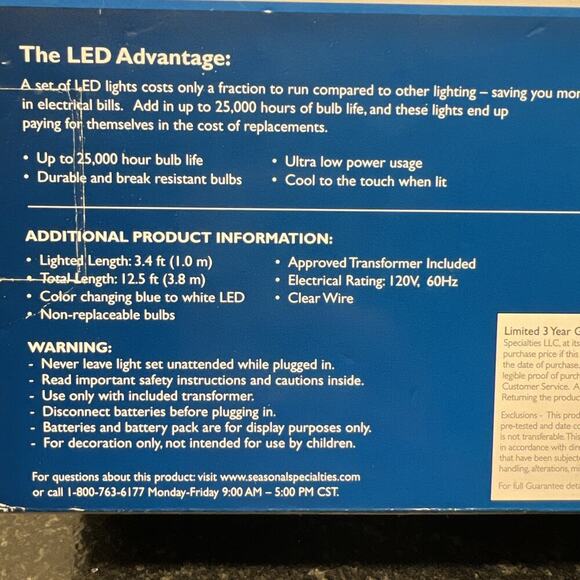 Philips Happy Hanukkah Lights Letters That Spell "Happy Hanukkah" Tested & Works - Picture 5 of 7